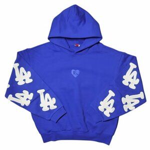 NWT Dodgers Red Letters "LA" Streetwear Hoodie // Mens Small // RARE